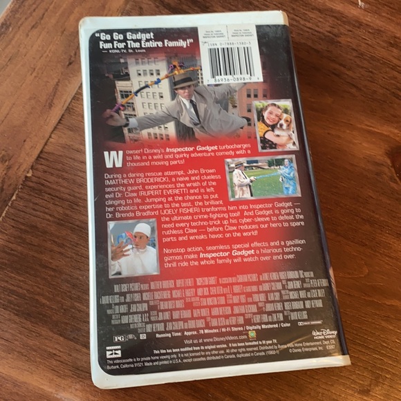 Disney inspector gadget original VHS - Picture 2 of 4